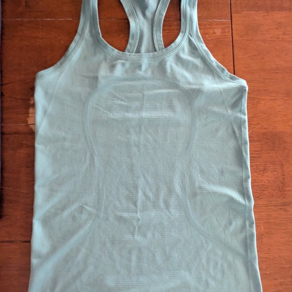 lululemon athletica Racerback Tank Tops — Mint, Black, Charcoal, Cream - Picture 6 of 7